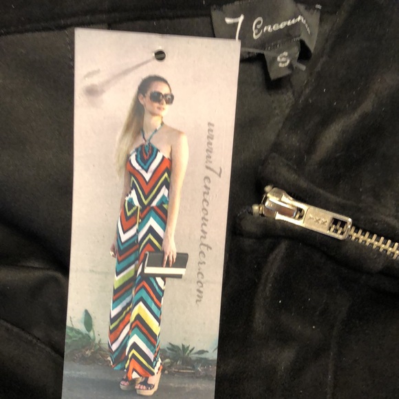 7 Encounter Faux Suede Bell Bottom Pants - Picture 14 of 14